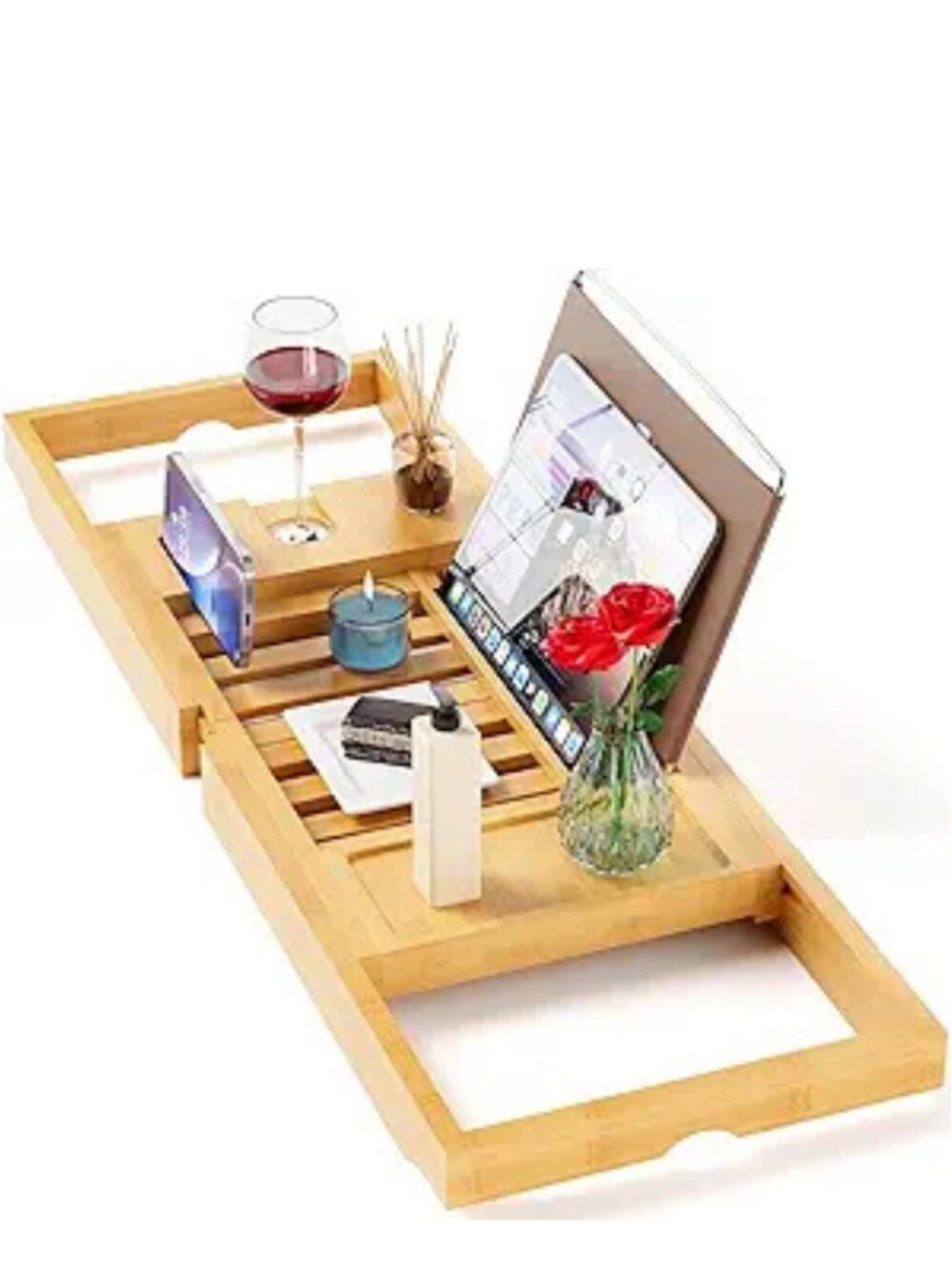 Perfect gift! Spa tray bamboo dual-use